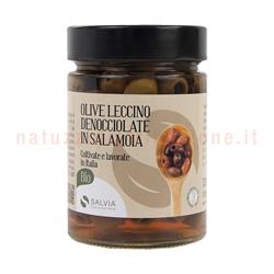 Olive Leccino Denocciolate In Salamoia Bio Gr.150
