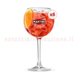 Bicchieri Vetro Baloon Martini x6