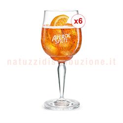 Bicchieri Vetro Aperol Spritz x6