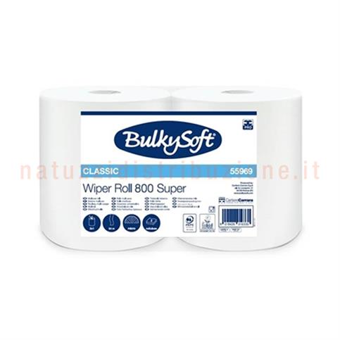 Bobina Rotolone Carta Coppia 2v Bulkysoft