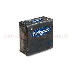 Tovaglioli 24x24 Nero 2v 100pz_T24ne
