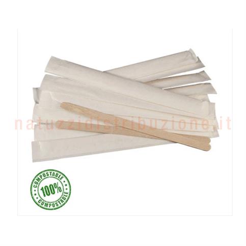 Palettine Caffe' In Legno Cm.11x100pz Imbustata