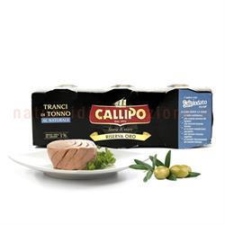 Tonno Callipo Al Naturale Riserva Oro Gr.80 x3